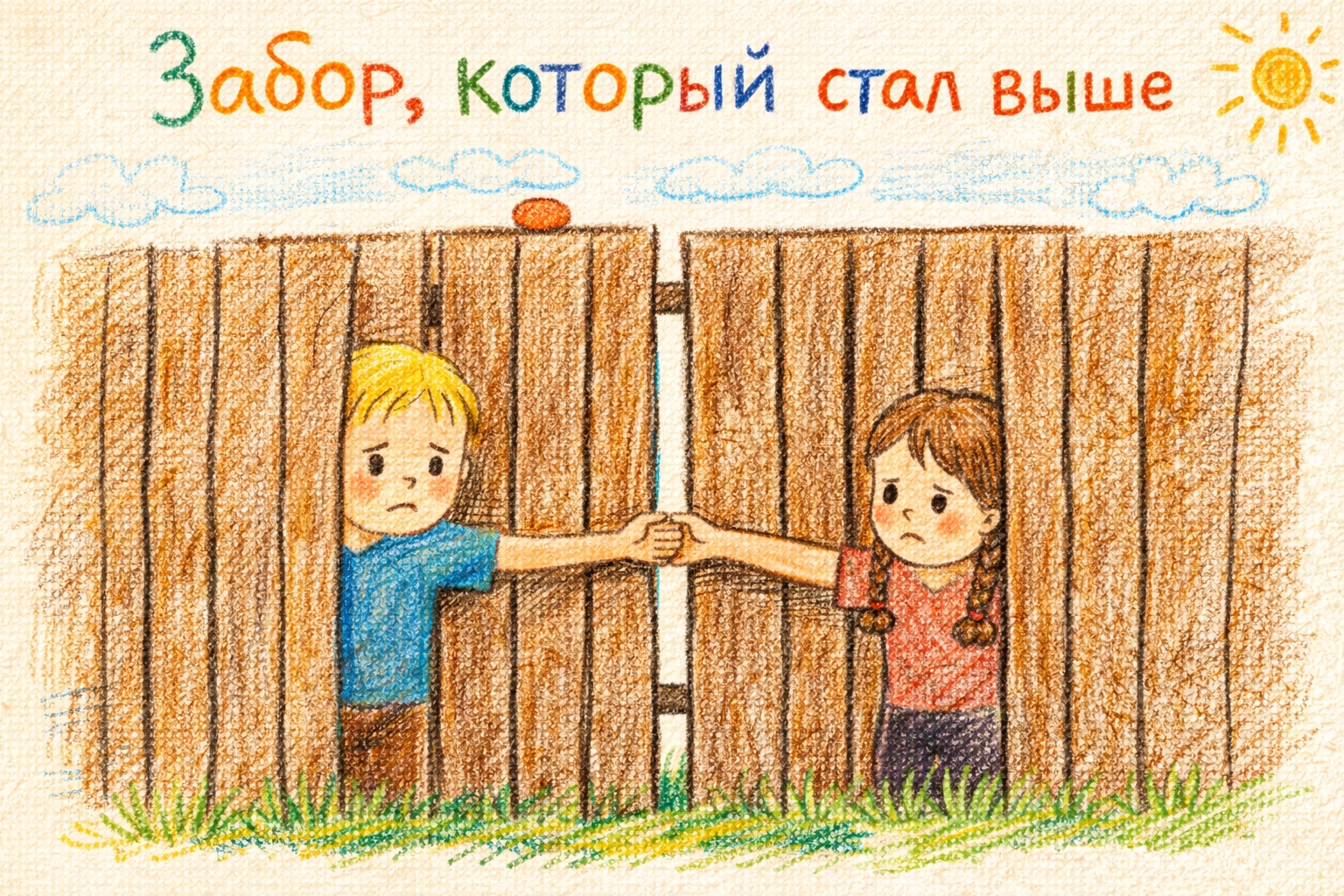 Иллюстрация к истории «Забор, который стал выше»